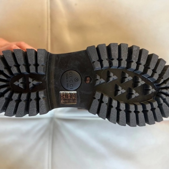 Leather lug sole Horsebit loafer - Picture 8 of 13